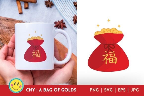 A Bag of Golds Illustration: Your Next Creative Asset