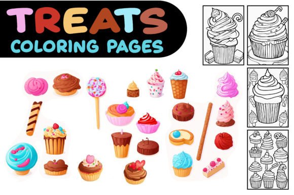 A Closer Look at Sweet Treat Coloring Pages for Creative Projects