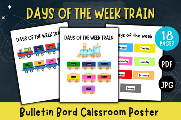 All Aboard the Learning Express with This Bulletin Board Poster