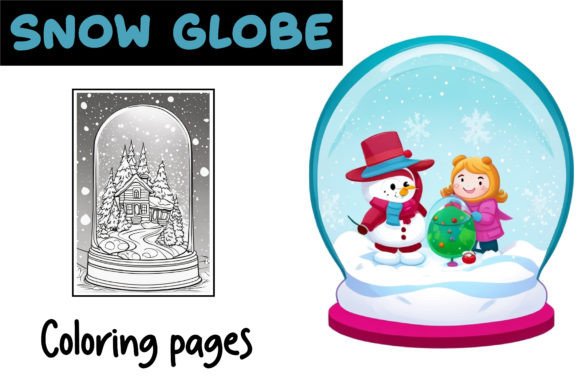 Christmas Snow Globe Coloring Pages: A Designer's Guide to Festive Creativity