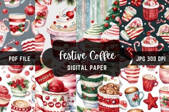Festive Coffee: A Typeface for Cozy Branding