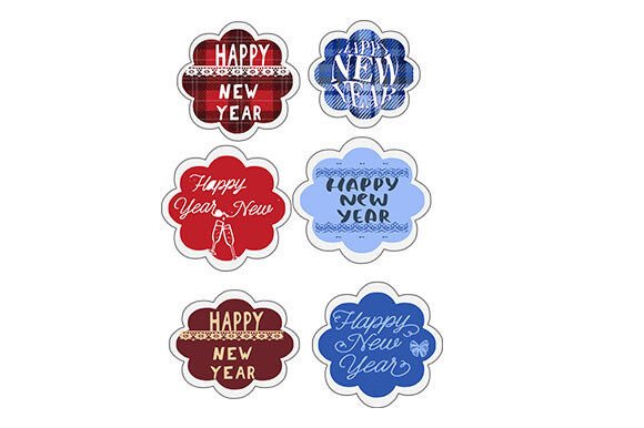 Festive Digital Assets: Your New Year Sticker Set