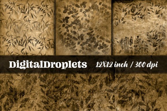 Golden Leaves Vol.2 | Collection: Rich Textures for Your Projects