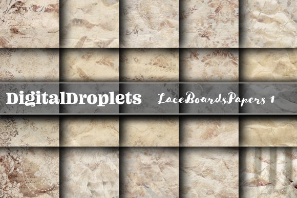 Lace Boards Parchment V. 1: Vintage Textures for Modern Design