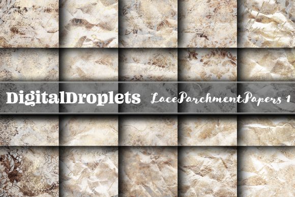 Lace Parchment Vol. 1 | Collection: Vintage Texture for Modern Projects