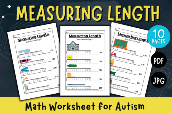 Measurement Worksheet for Autism Kids: Building Math Confidence