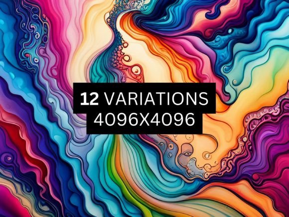 Psychedelic Alcohol Ink Background: Bold Visuals for Modern Creators