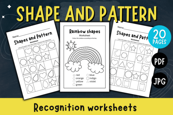 Shape Recognition Math Worksheets: A Sensory-Friendly Learning Tool