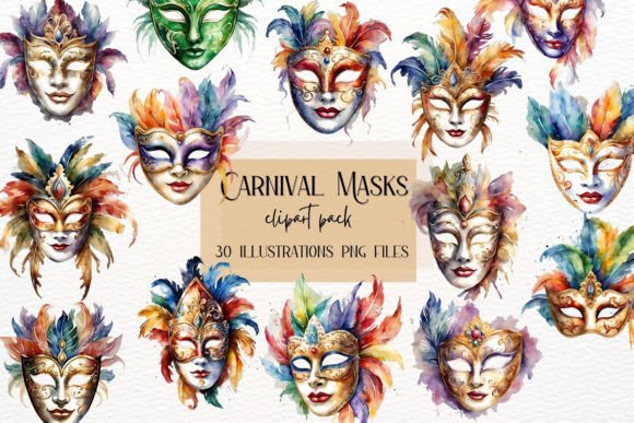 Unlocking the Magic of Carnival Mask Clipart: Venice Festival Design